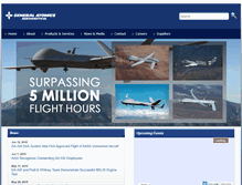 Tablet Screenshot of ga-asi.com
